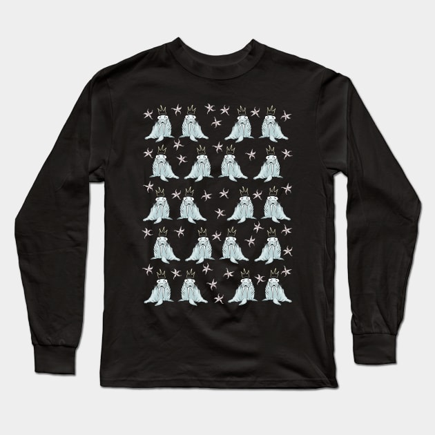 Walrus Long Sleeve T-Shirt by msmart